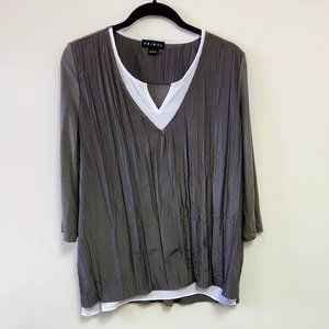 Tribal Large V-Neck Women's Blouse